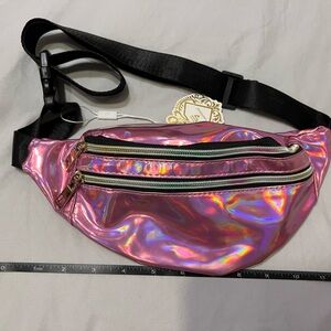 Holographic Pink Crossbody Bag